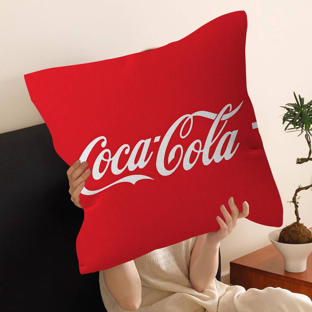 C-Coca C-Cola Kissen Anime Kissen Sofa Bett Kopfkissenbezug Kissenbezug 45X45 cm Mode
