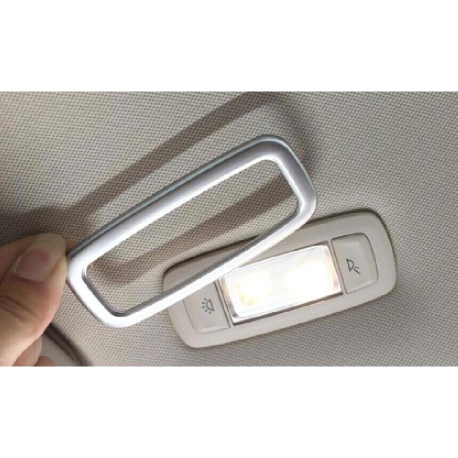 For BMW 7 Series 2016-2022 Matte Silver Rear Reading Light Lamp Decor Cover Trim