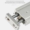 Double Shaft, Double Rod Pneumatic Cylinder TR Series (Sizes: 6/10/16/20/25/32/X10 to X100)