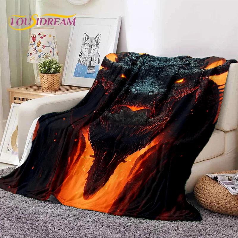 Gothic Horror Monsters Demon Ghost Soft Flannel Blanket for Beds Bedroom Sofa Picnic,Throw Blanket for Cover Outdoor Leisure Nap