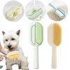 Pet Comb Double-Sided Dehairing Brush with Water Tank Remove Floating Hair Pet Cat Grooming Tool Household Pet Hair Care