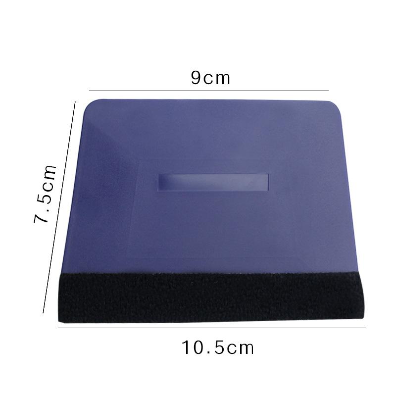 Trapezoid Card Squeegee Car Window Tint Vinyl Wrapping Squeegee Plastic Card Scraper with Different Hardness PPF Film Tools