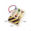 Toy Busy Board Toggle Switch Developmental for Preschool Kids
