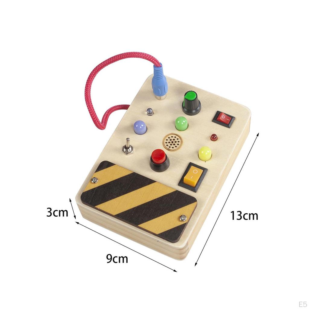 Toy Busy Board Toggle Switch Developmental for Preschool Kids