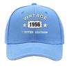 Vintage 1956 Retro Art Hip Hop Hat Fashion Outdoor Sports Sandwich Baseball Cap