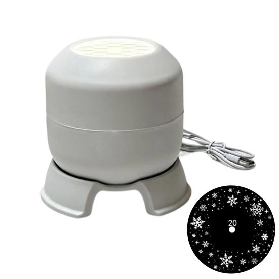 Rotating Projection Lamp Underwater Ocean Projector Light with Dynamic Rotation And Adjustable Brightness Multi-Angle Base Mood Light for Indoor
