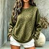 Damen Pullover mit Aufdruck, Langarm, Rundhalsausschnitt, Lässiges Oberteil für den Alltag
