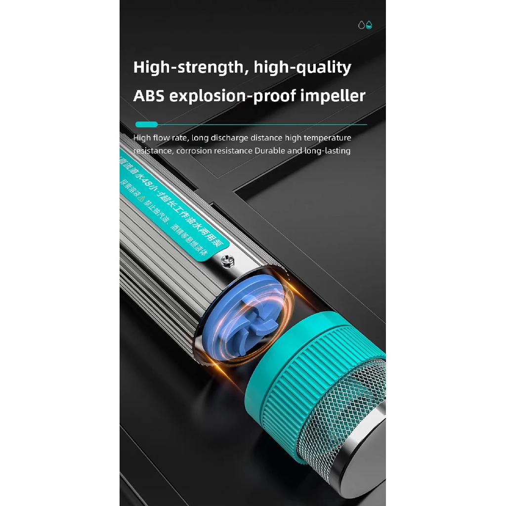 Portable Rechargeable Oil Transfer Pump Lithium Battery Electric Diesel Pump Water Pump Dual Use High Flow Suction Transfer Tool