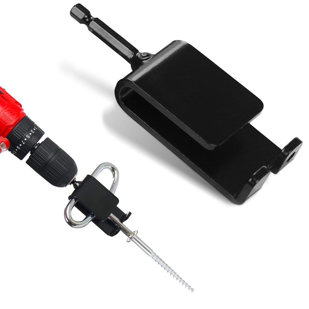 Quick Setup Ice Anchor Drill Adapter Heavy Duty Anti-Rust Ice Anchor Tool Kit Durable Ice Fishing Tent Stakes