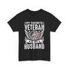 My Favorite Veteran Is Husband For Veterans American Flag T Shirt