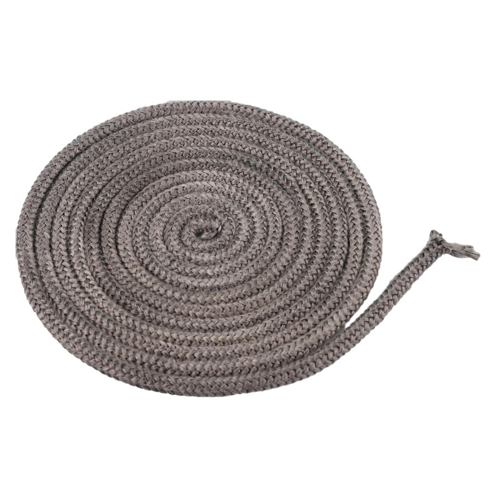 Fire Seal Stove Rope Office Dark Grey Fiberglass 3 Meters Length Replacement Chimneys Door Sealer Fiberglass Ropes Brand New