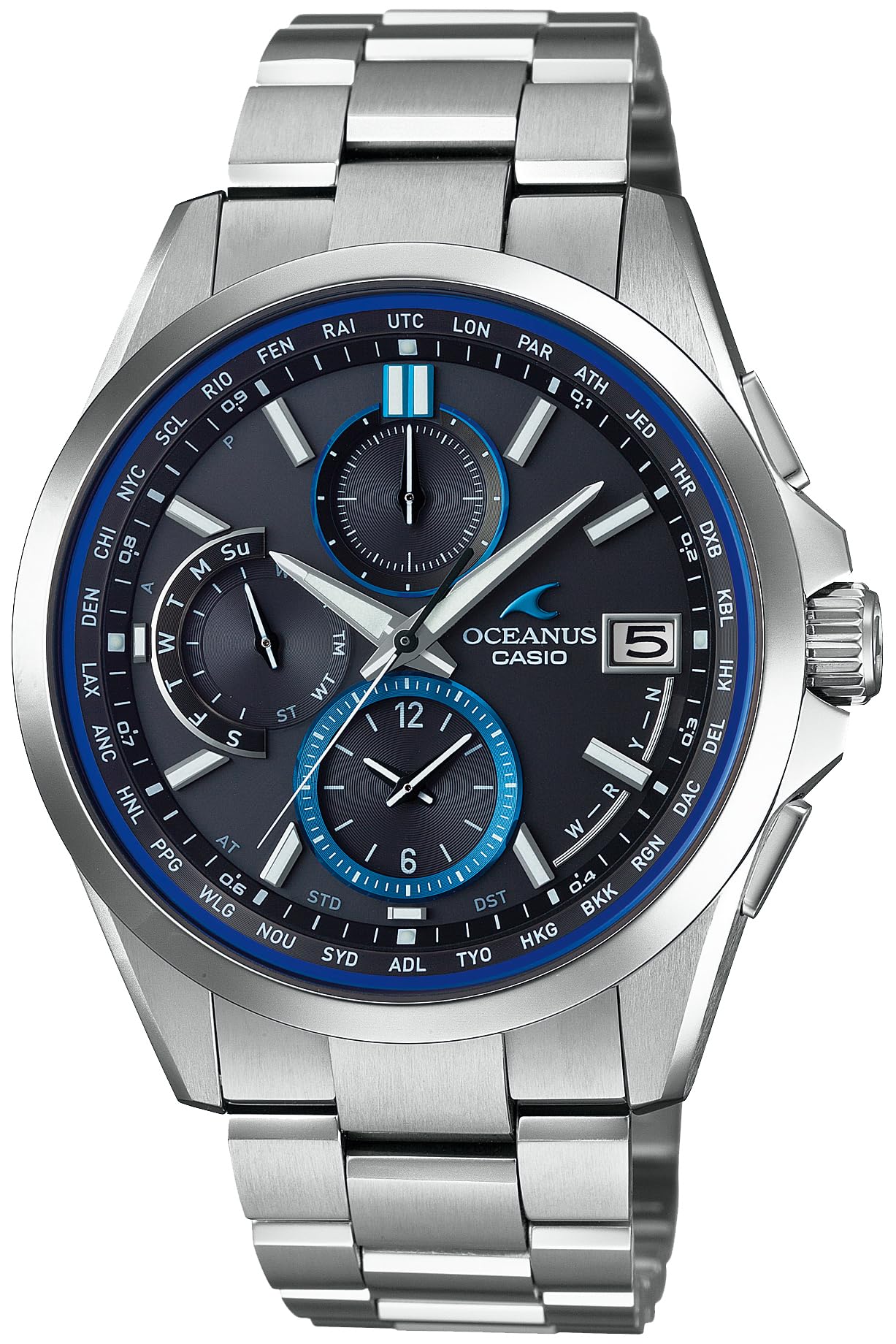 

Casio Oceanus CLASSIC Radio-Controlled Solar Watch OCW-T2600-1AJF Silver (Official Japanese Product)