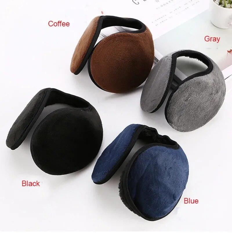 Men Women Windproof Earmuffs Ear Warm Protector Thicken Fluffy Plush Winter Warm Fleece Earmuff Outdoor Cycling Soft Ear Muffs