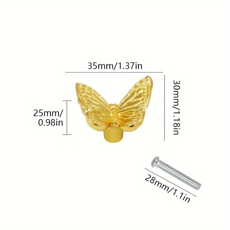 1 Stück Zinklegierung Schrankknöpfe, Schrank- und Kommoden Gold Schubladengriffe für Küchenschrankknöpfe Gold Schranktürknöpfe