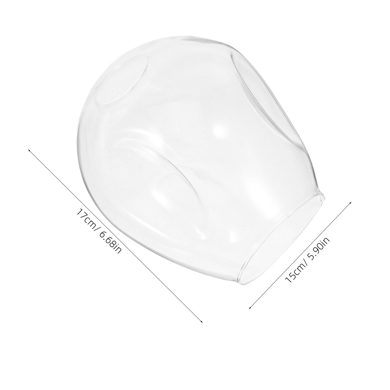 

Vintage Glass Lamp Cover for Bedroom Ceiling Sconce Transparent Lampshade Hanging Pendant Light Industrial Style Bubble Shade прозорий