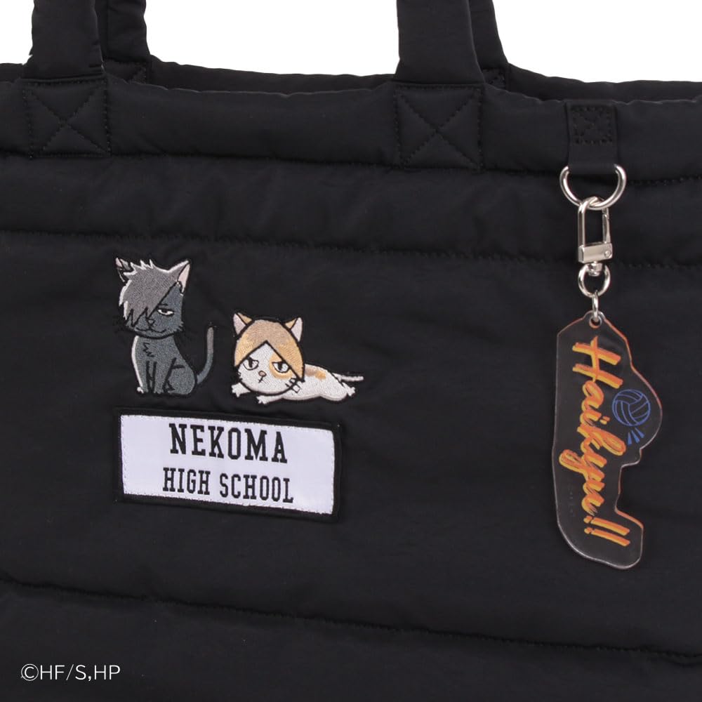 Mist Forza Tote Bag [Haikyu!!] Bonding Tote Bag M ODHQ80 Black