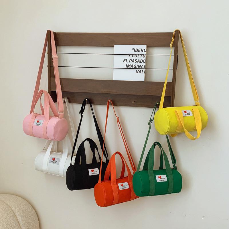 And Stylish Durable Unisex Kids Bucket Bag With Fun Letter Patches Ideal For Adventures Daily
