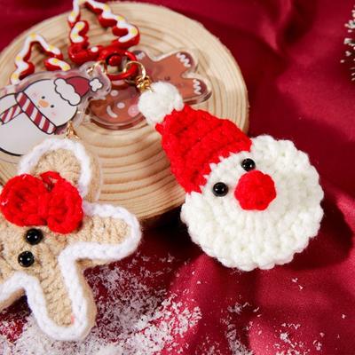 Handmade Christmas Tree Keychain Ornament Christmas Keyring 2024 New Xmas Decor  Xmas Party