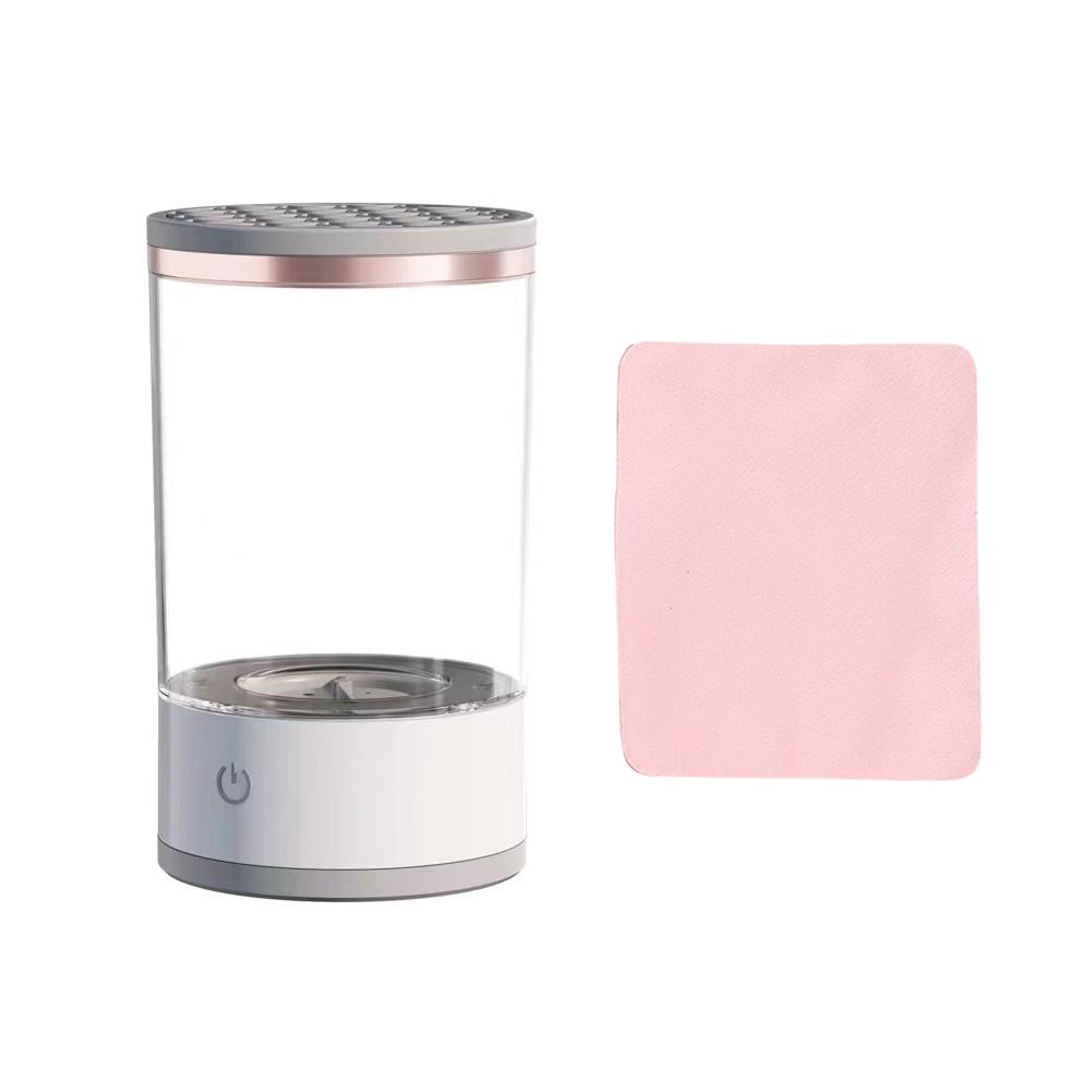 

Электрическая машинка для чистки кистей для макияжа с питанием от USB, портативная, пыленепроницаемая, для набора кистей для макияжа любого размера белый