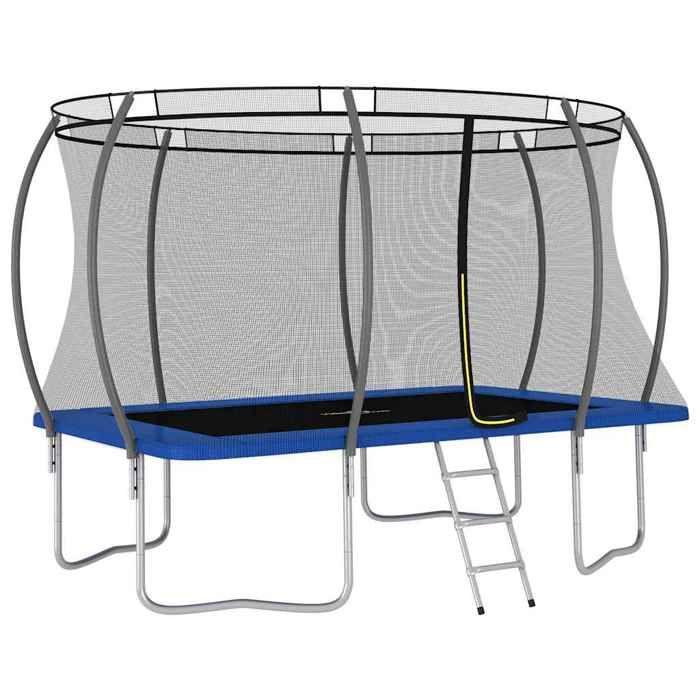 VidaXL Ensemble de trampoline rectangulaire 335x244x90 cm 150 kg