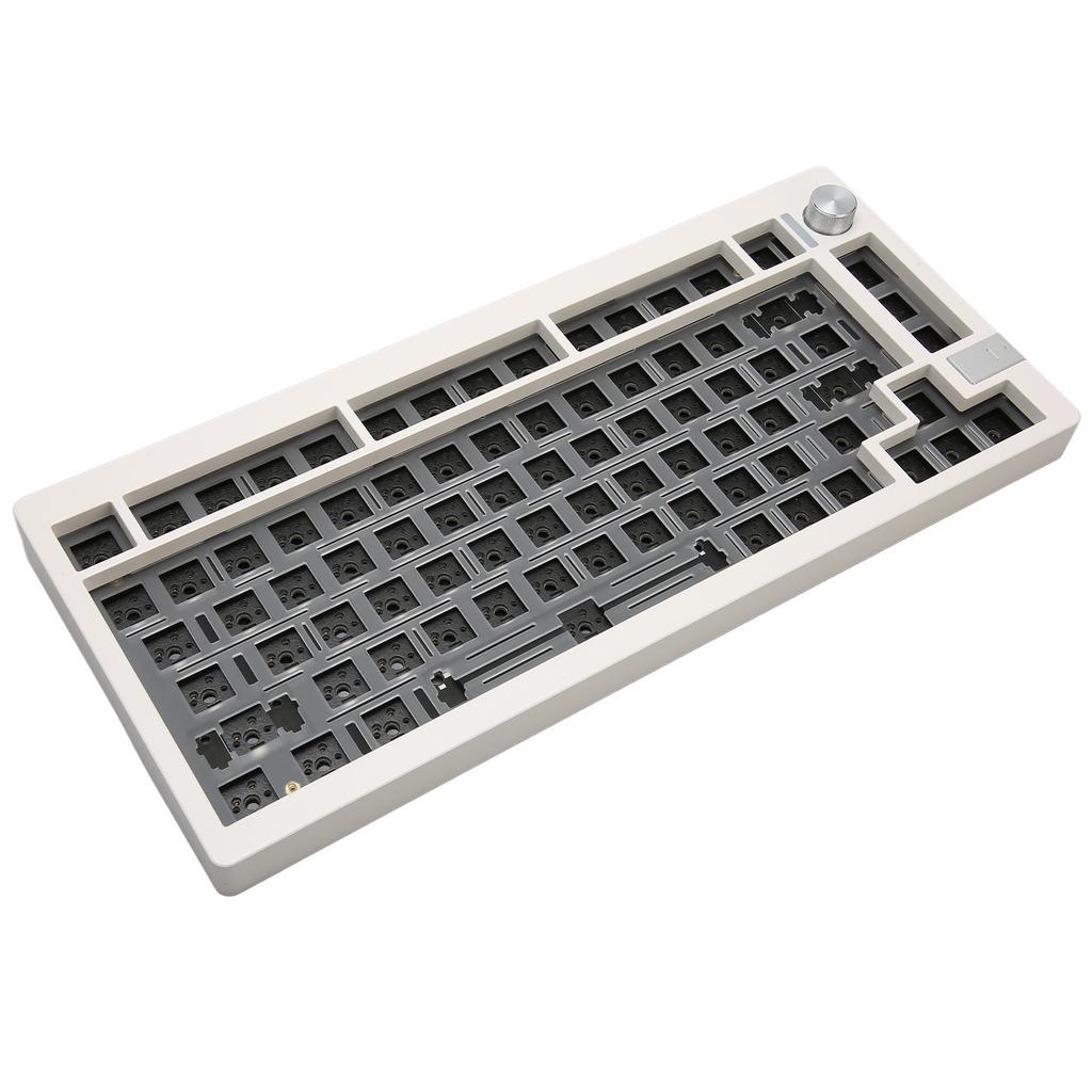 DIY Hot Swappable Keyboard 81 Key 2.4G Bluetooth 5.0 USB C Key Line Separate Mechanical Keyboard