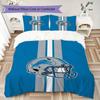 Detroit Lions Pattern Bedding uilt Set uilt Cover Pillowcase Home Decoration Birthday Gift (1*duvet cover + 2*pillowcase without core)