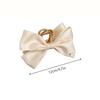 Korean  Metal Bow Hair Claw Clip High Quality Simple Elegant Hair Clip  Girl'S Daily Hair Accessories Gifts