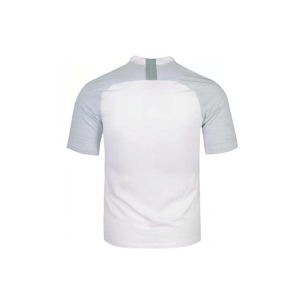 Nike T Shirts Men's White V Neck Moderate Straight Fit AT5871-100