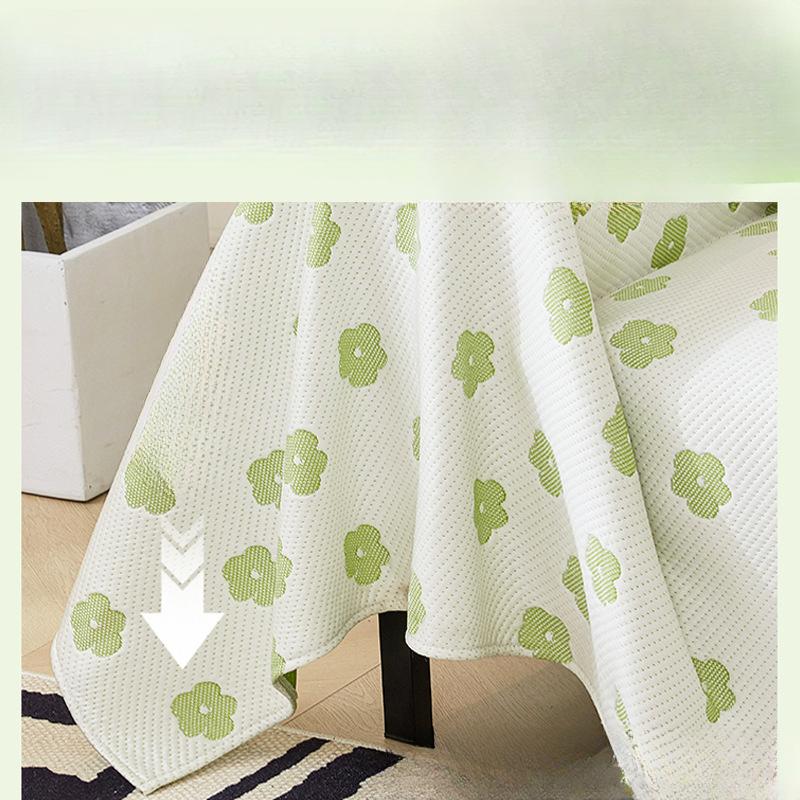 Summer Ice Silk Sofa Cover Cloth Full Covered Cool Feeling Sofa Cover All-Inclusive Universal Cover Lazy Integrated Blanket Cover Towel