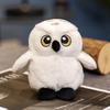 13cm Cartoon White Owl Plush Toys Soft Stuffed Animals Cute White Eagle Plushie Toys Kids Toys Home Decor Girls Birthday Gifts