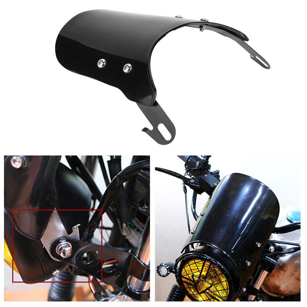 Universal Motorcycle Windscreen Windshield Wind Deflector