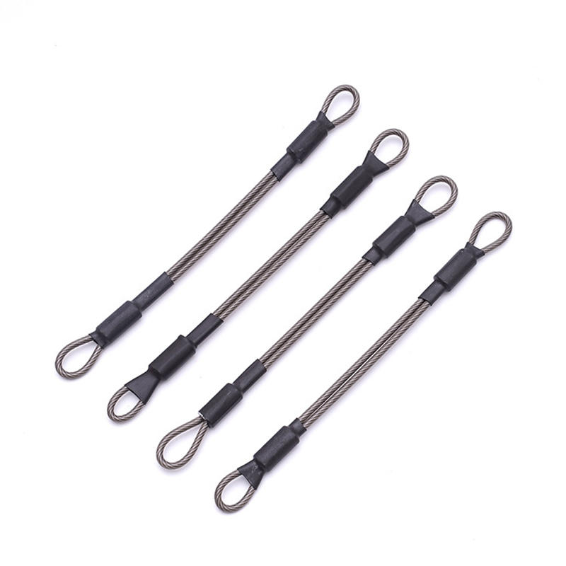 Helmet Safety Tether With Stainless Steel Cable Secure Lanyard For Cycling Bicycle Motorcycle Equipment Anti Lost Wire Rope Accessories Strong Hook