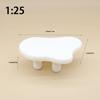 1/12 Dollhouse Simulation Mini Cloud Tea Table Model Dollhouse Living Room Furniture Decoration Micro Scene Construction Props