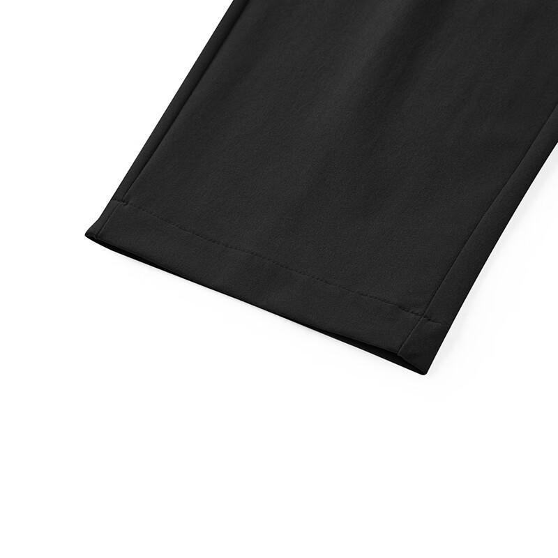 Skechers Solid Color Elastic Straight Leg Casual Pants Men Bottoms Black L224M011-0018