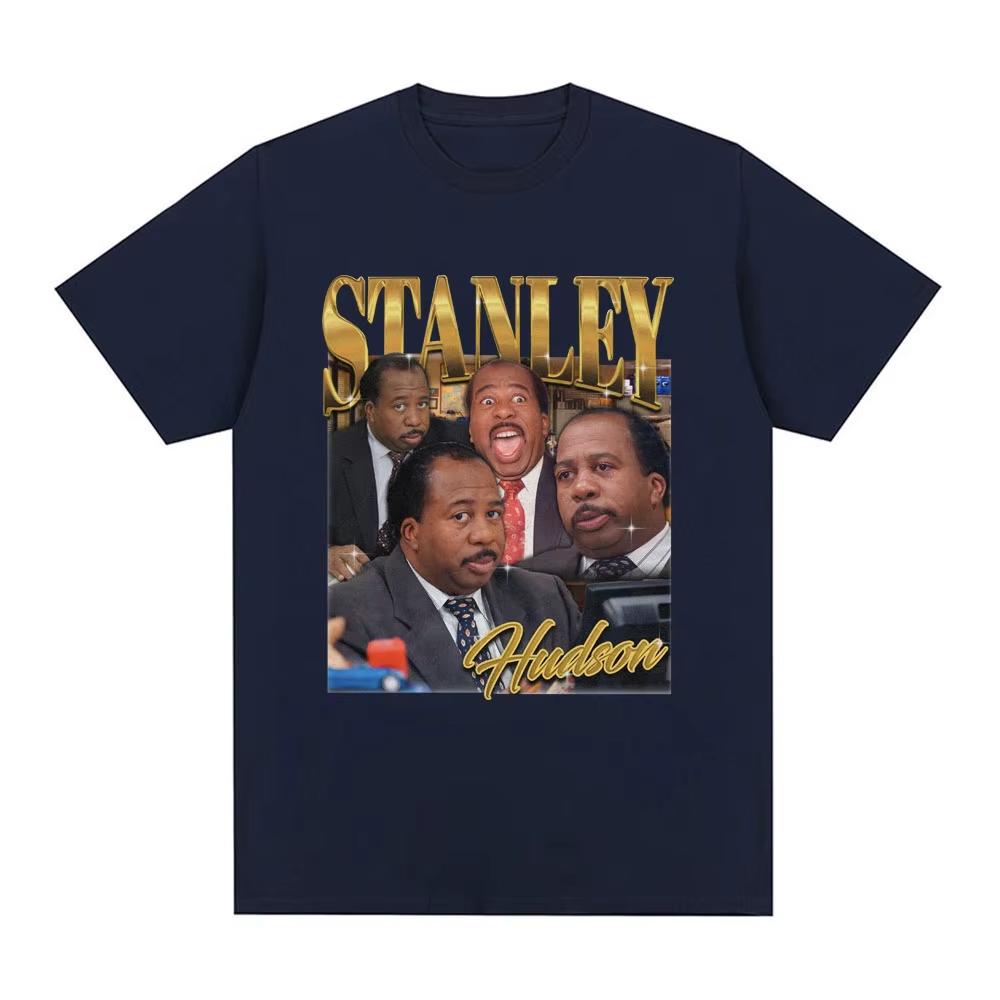 Maglietta Omaggio a Stanley Hudson Serie TV The Office Michael Scott Dwight Schrute T-shirt Unisex Top Moda Casual Unisex