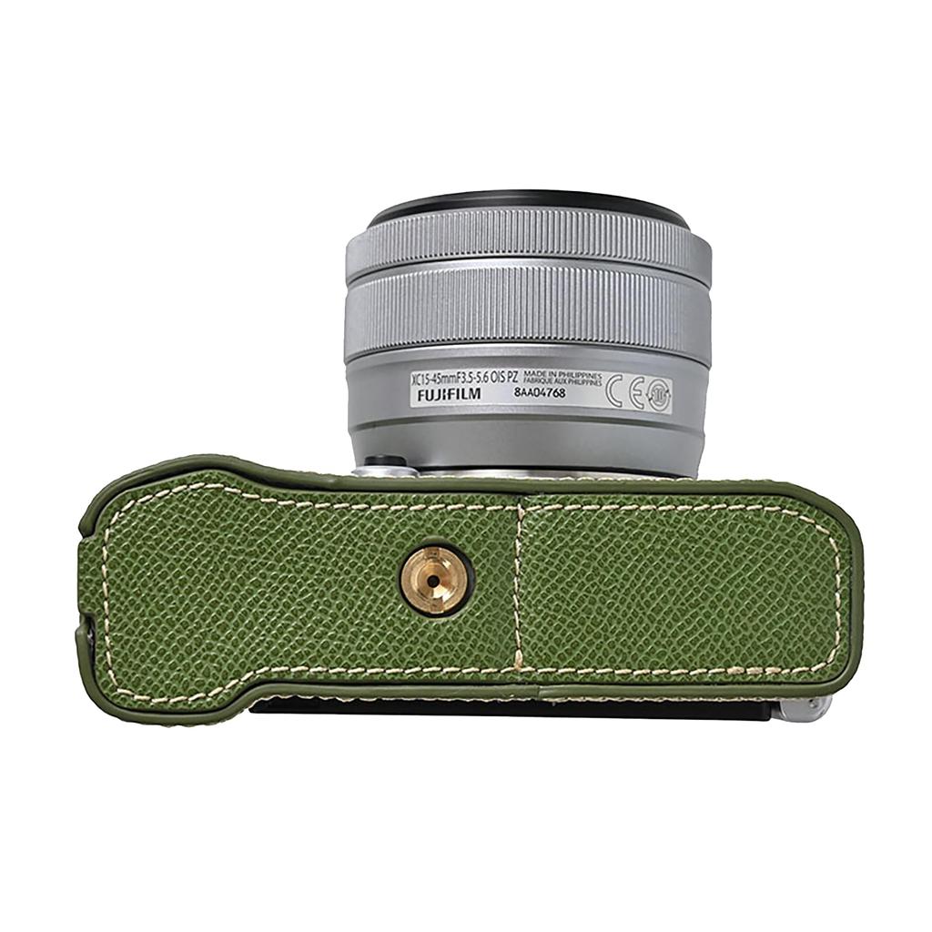 VOVMOEYA kameraveske for Fujifilm med linsedeksel og stropp Fuji XM5 kroppsveske for Fujifilm XM5 kameraveske Kamerabeskyttelsesdeksel PU-skinn med