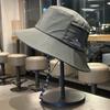 Fashion Solid Color Fisherman Hat for Men Women Summer Quick Drying Wide Brim Sunshade Basin Cap Unisex Hiking Outdoor Hat