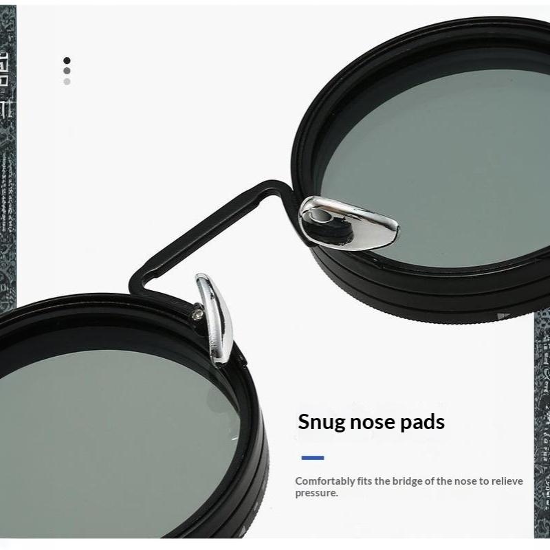 ND Filter Anti-glare Polarised Sunglasses UV400 Lightweight Fishing Eyewear with Portable Case for Travel Hiking