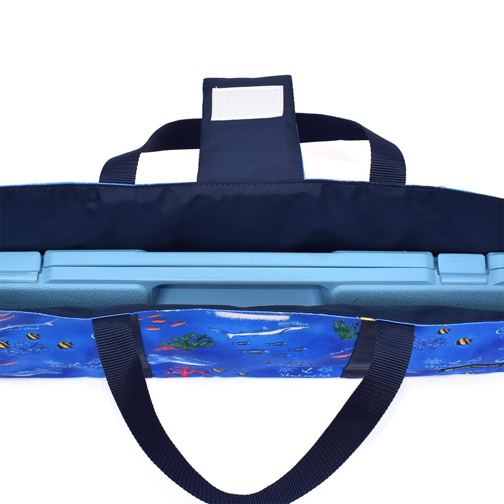 COLORFUL CANDY STYLE Water-Repellent, Lightweight Melodica Case in Blue Lagoon (All-Over Print) - Water-Repellent, Lightweight, Stain-Resistant, and