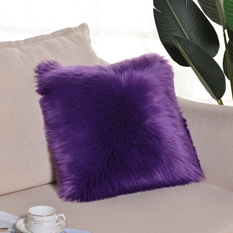 2pcs Luxury Faux Fur RV Cushion Cover Perfect for Motorhome & Travel Trailer Living Room Decor Durable Construction, Decorative Covers