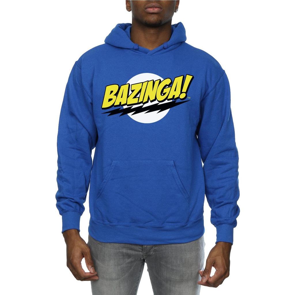 The Big Bang Theory Mens Sheldon Bazinga Hoodie