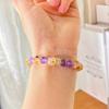 10Mm Natural Honey Milk Cover Citrine Amethyst Design Bracelet Bracelet