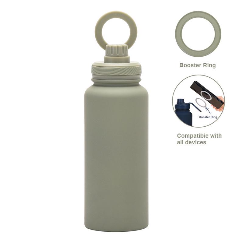 Magnetic Lid Sports Water Bottle