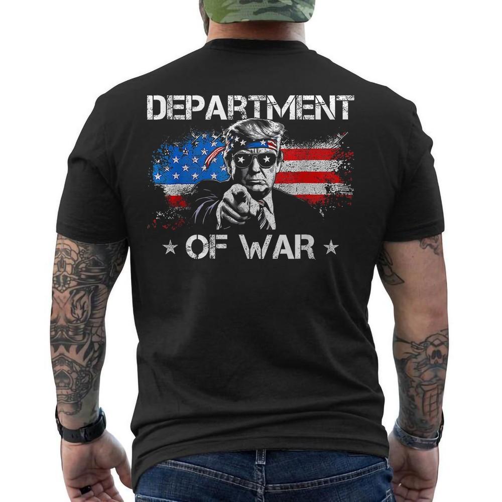 

Department of War Established 2025 Re-Established Unisex ON BACK T-Shirt XL