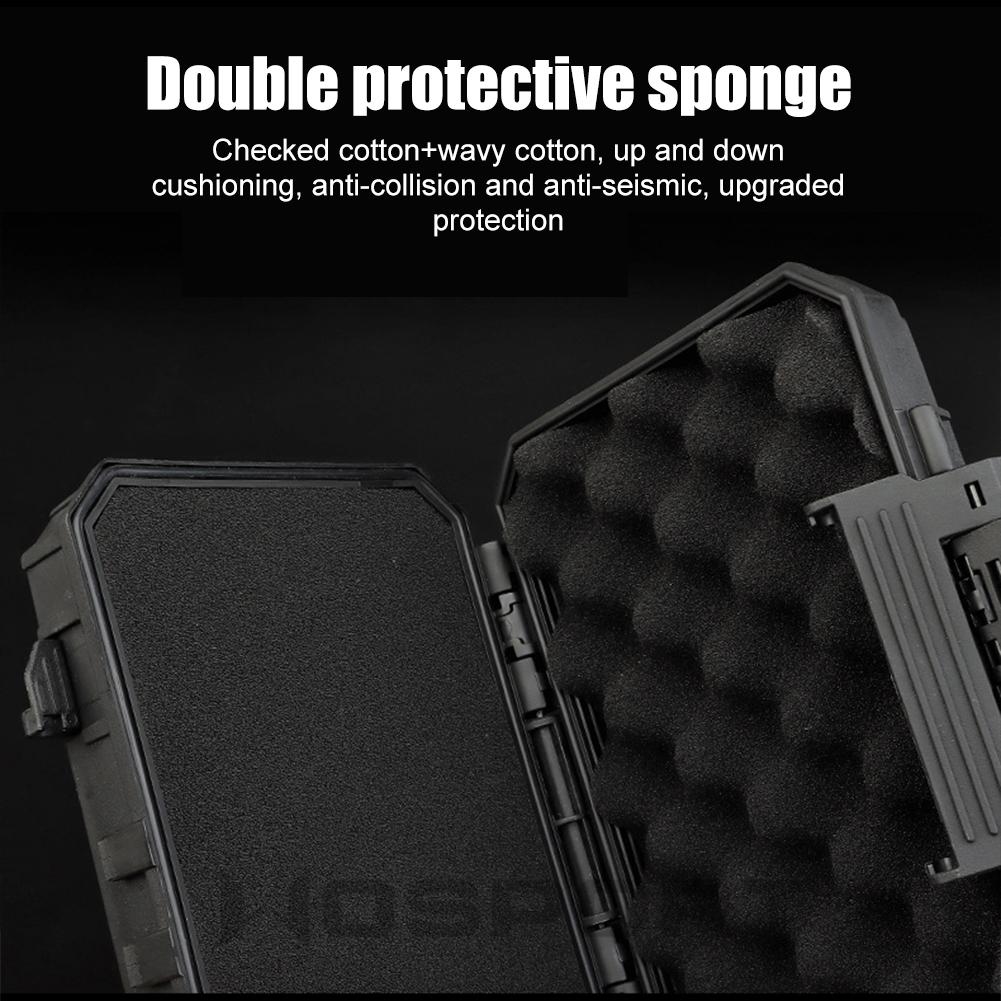 Double Sponge Shockproof Equipment Molle Box Waterproof Impact Resistance Outdoor Sports Accessories Protective Gear Case