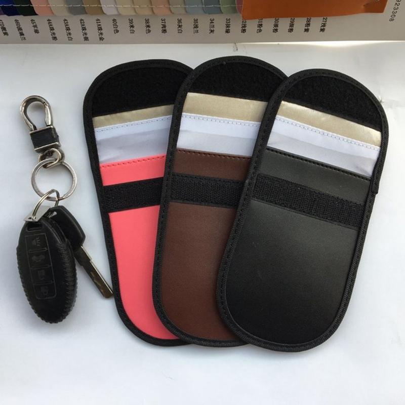 Signal Blocking Faraday Bag For Cell Phone Anti-Theft Key Fob Shield EMF GPS Location Info Security Card Protector