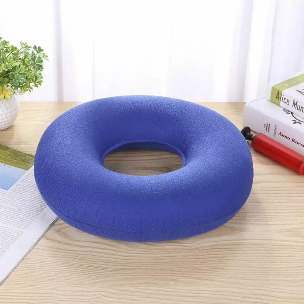 Round Inflatable Ring Comfortable Donut Cushion Pillows Pad Pain Relief Seat Durable Round Sitting Pad Premium Adult Cushion Hot