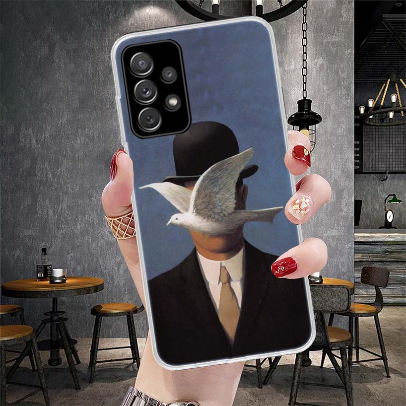 Rene Magritte Art Soft Phone Case For Samsung Galaxy S22 S23 S24 S25 Edge S26 Ultra S20 FE S21 Plus + Fundas Coque Galaxy S20 S2