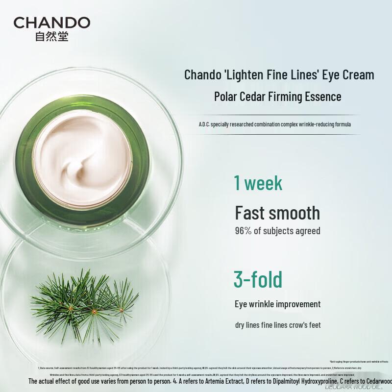 CHANDO Cedar Essential Oil Revitalizing Eye Cream