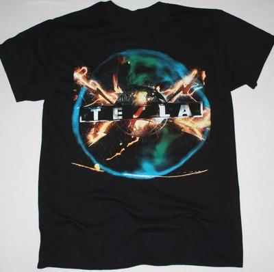 Tesla Band Rockband Albumcover T-Shirt, Größe S-4XL